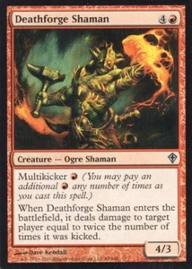 4X DEATHFORGE SHAMAN 80/145 WORLDWAKE MTG MAGIC NM X4 (yourdeckbuilder) - Bild 1 von 1
