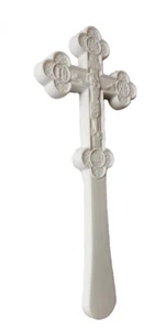 Stone Cross Orthodox Crucifix Jesus Christ Altar Hand 8.26" - Picture 1 of 7