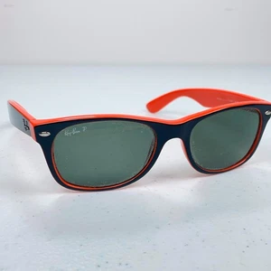 Ray-Ban New Wayfarer Sonnenbrille RB2132 789/3F blau orange NUR RAHMEN 52-18-145 - Bild 1 von 8