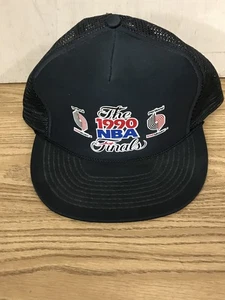Vintage Portland Trail Blazers 1990 NBA FINALS Snapback Adjustable with OLD Logo - Picture 1 of 6