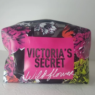 Bolsa de beleza Victoria's Secret flor selvagem estojo de maquiagem maquiagem maquiagem cosmética bolsa de viagem - Imagem 1 de 4