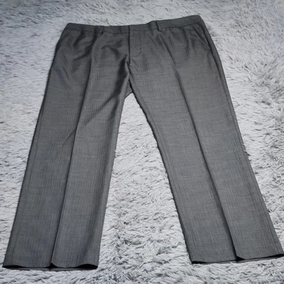 Kenneth Cole New York Dress Pants Mens 42x32 Gray Polyester NWT Tags Incorrect - Image 1 of 4