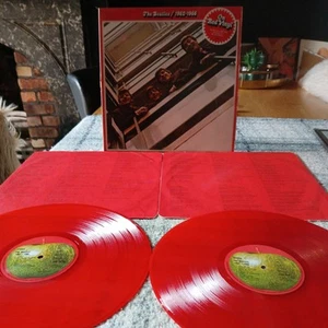 THE BEATLES – The Red Album 1962-1966 Red Vinyl Double LP Apple Records - Picture 1 of 8
