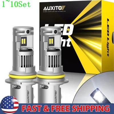 9004 6000K LED Headlight High Bulbs Low Beam for Dodge Ram 1500 94-2001 1-10Set - Image 1 of 4