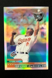 2000 Topps Chrome Delino DeShields REFRACTOR #372 Baltimore Orioles - Picture 1 of 2