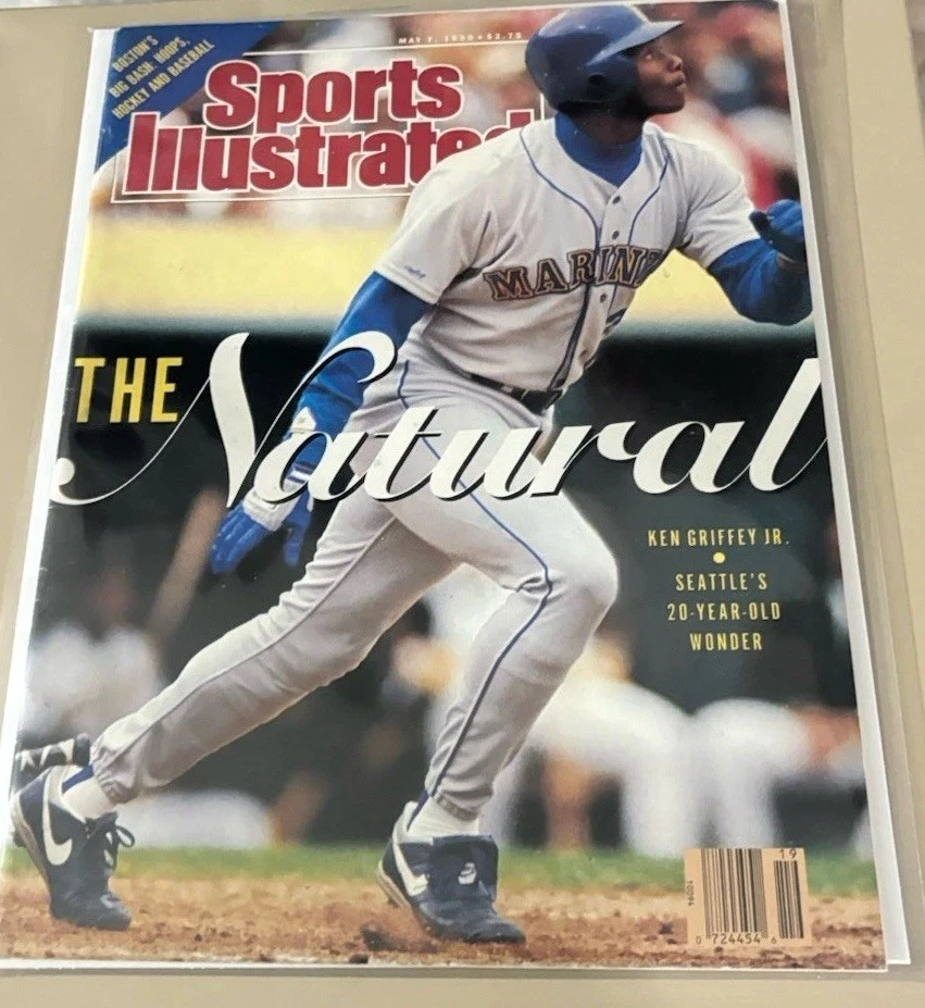 Ken Griffey Jr. 水手队首张封面无标签 - 体育画报 - 1990 年 5 月 7 日 — 第 1/1 张图片