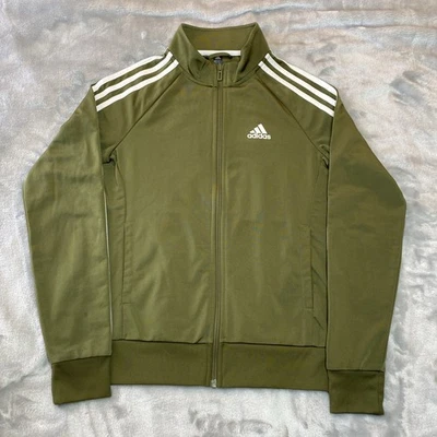 Adidas Primegreen Essentials Calentamiento Delgado 3 Rayas Chaqueta de Pista Mujer XS HE1628 Foto 1 de 4