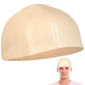 Bald Head Hat Bald Hat For Adults Cosplay Head Caps Skull Wigs Caps For Women - Picture 1 of 12