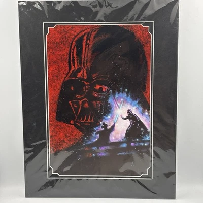Nuevo Disney Parks Mickey Mouse Star Wars Mickey Battle Darth Vader Impresión 18 x 14 Foto 1 de 4