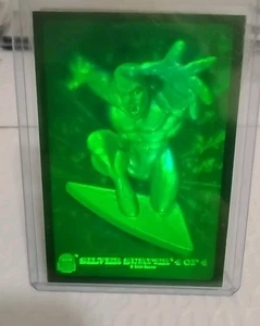 1994 Fleer Marvel Universe Silver Surfer 4 Of 4 Hologram Card. NM - Picture 1 of 3