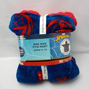 The Wayy Big Hoodie Marvel’s Spider-Man Plush Lined Oversized Hoodie Sizes 4-10 - Picture 1 of 3