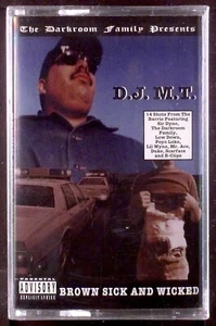 SEALED D.J. M.T.– Brown Sick And Wicked RARE NORTENO RAP *SIR DYNO* DARKROOM '97 - Picture 1 of 3
