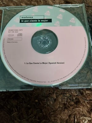 MADONNA Lo Que Siente La Mujer Spanish Vers Promo CD Single Ultra RARE - Image 1 of 3