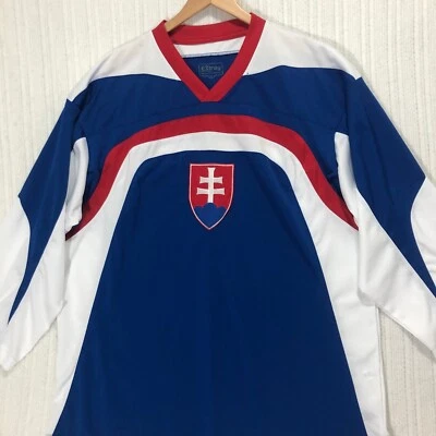 Camiseta de hockey Extray Eslovaquia selección nacional escudo manga larga azul XL Foto 1 de 4