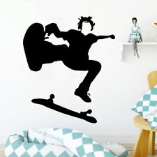 Skateboard Wall Sticker School Dormitory Cool Wall Decals Nursery Teen Room