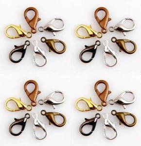 5-25x Parrot Claw Lobster Lobsters Clasps Hook Clip Toggle Alloy 10 -16mm - Picture 1 of 14