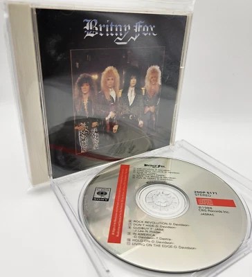 BRITNEY FOX S/T Japan 1st Edition Rare Vintage CD 25DP 5171 w/Bonustrack 1988 - Image 1 of 4