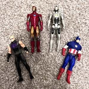 MARVEL Super Heros: Hawkey, Iron Man, Ghost Armor & Captain America - BUNDLE SET - Picture 1 of 1