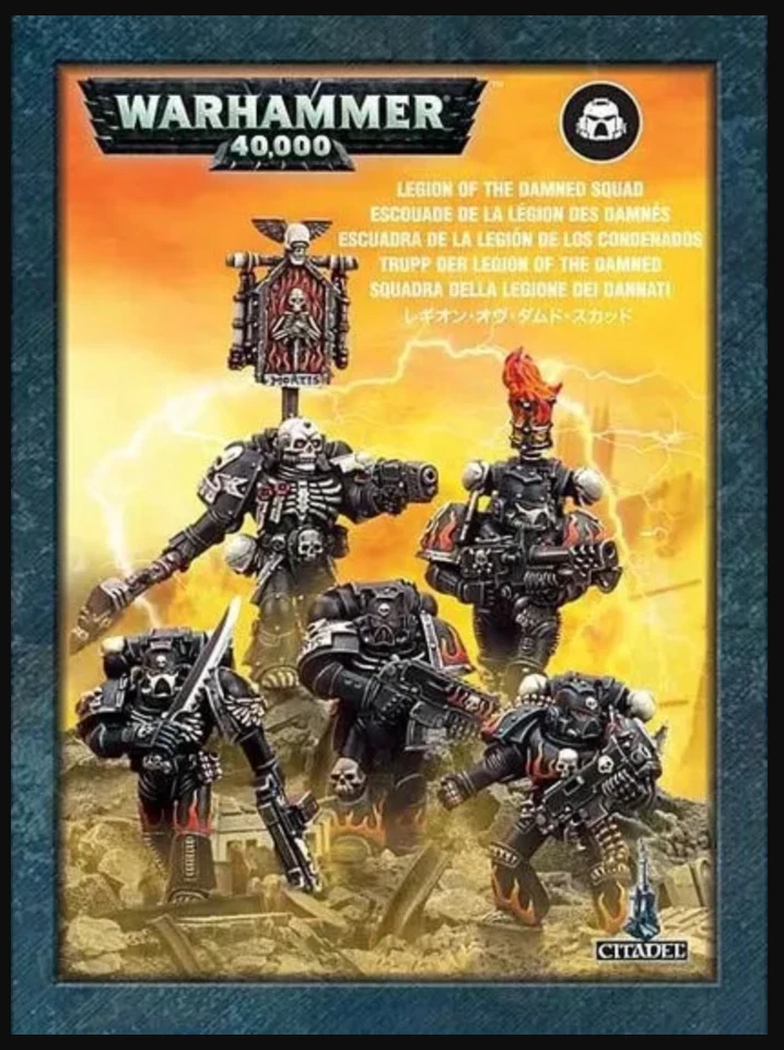 Legion of the Damned Squad OOP SEALED Metal Space Marines Warhammer 40k - Image 1 of 1
