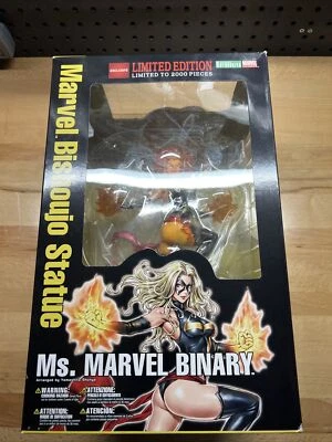 Ms. Marvel Binary Statue Kotobukiya Marvel Bishoujo Limited Edition - New/Sealed - Image 1 of 4