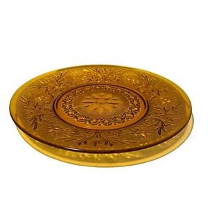 Vintage Anchor Hocking Sandwich Desert Gold Sandwich Plate 12" - Picture 1 of 4