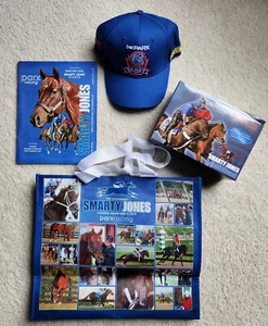 HORSE RACING EQUESTRIAN SMARTY JONES PARX BOBBLEHEAD NEW IN BOX, HAT + EXTRAS! - Picture 1 of 13