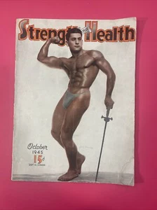 Vintage STRENGTH AND HEALTH MAGAZINE OCTOBER 1945 Nice Shape - Imagen 1 de 12