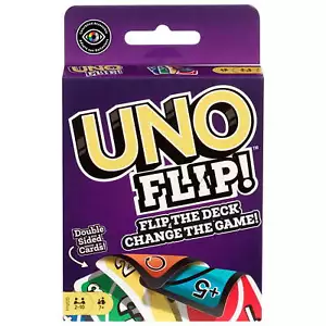 UNO Flip! Juego de Cartas para Niños, Adultos y Noche Familiar con Tarjetas de Doble Cara - Imagen 1 de 5