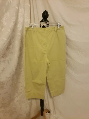 Annex Casual Corner size 16 light green capri pants - Image 1 of 3