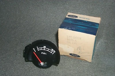 Nuevo de Lote Antiguo Manómetro de Presión de Aceite de Motor 1970 1971 Mercury Montego/Cyclone GT Alerón-Tablero Foto 1 de 4