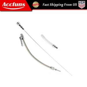 LS Flexible Stainless Oil Dipstick For LSX LS1 LS2 LS2 LS6 4.8L 5.7L 6.0 6.2L. - Picture 1 of 8