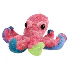 Wild Republic Pink Octopus Sweet & Sassy Stuffed Animal with Colorful Tentacles