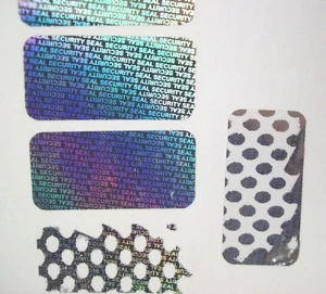 1000 SS15 Security Seals 9/16" x 1-1/8" Product Protection Hologram Stickers - Picture 1 of 4
