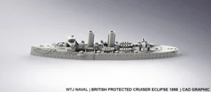1:2400 HMS Eclipse 1898 - Imagen 1 de 1