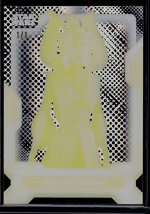 2023 Topps Star Wars Tek Duchess Satine YELLOW PRINT PROOF PLATE #1/1 - Picture 1 of 2
