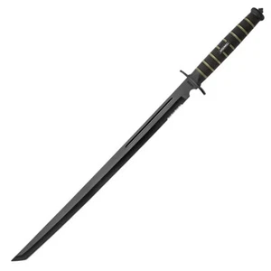 United Usmc Blackout Combat Tanto Sword | 19" Blade, AUS-6 Stainless Steel, UC31 - Picture 1 of 2