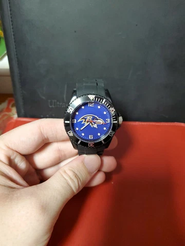 Baltimore Ravens Men's Watch Sparo Adjustable Strap football sports memorabilia Cover