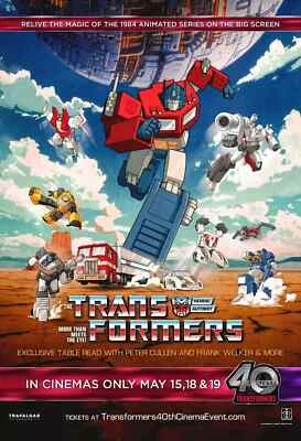 Transformers 40 Years Anniversary Poster Anime TV Show Room Home Decor - Image 1 of 2