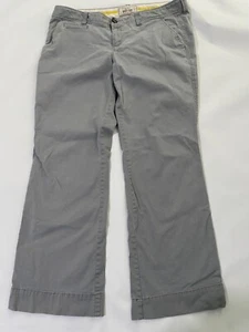 Old Navy Damen Größe 12 Shorts grau perfekt Stiefel geschnitten 5 Taschen niedrig erhöht - Bild 1 von 8
