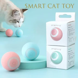 Smart Cat Ball Toy Rolling Ball Interactive Cat Toy Rotating ( 1 Pcs)- ( Blue) - Picture 1 of 6