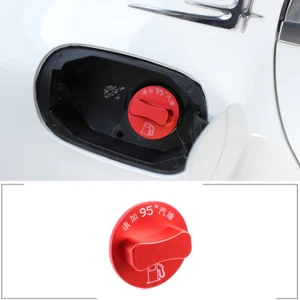 Tapas de tanque de combustible de aleación roja cubierta de pieza de automóvil modificada para Benz Clase A B C E G GL CL - Imagen 1 de 11
