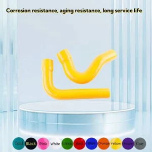 Manguera amarilla de radiador de silicona para Ford Mustang/Falcon/Fairlane V8 1967-1970 1968 - Imagen 1 de 10