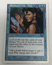 2001 Magic: The Gathering - Core Set: 7th Edition Sleight of Hand #98