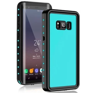 For Samsung Galaxy S8 Plus Waterproof Case W / Built-in Screen Protector Shock - Picture 1 of 11