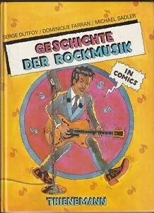 ✪ GESCHICHTE DER ROCKMUSIK IN COMICS, Thienemann 1986 HC-COMICALBUM Z3