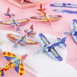 10x Paper Airplane Toys Set Party Favors Foam Glider Planes for Children - Picture 1 of 7