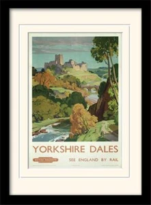 Yorkshire Dales (2) Official 30 x 40cm Framed Mounted Print - Picture 1 of 1