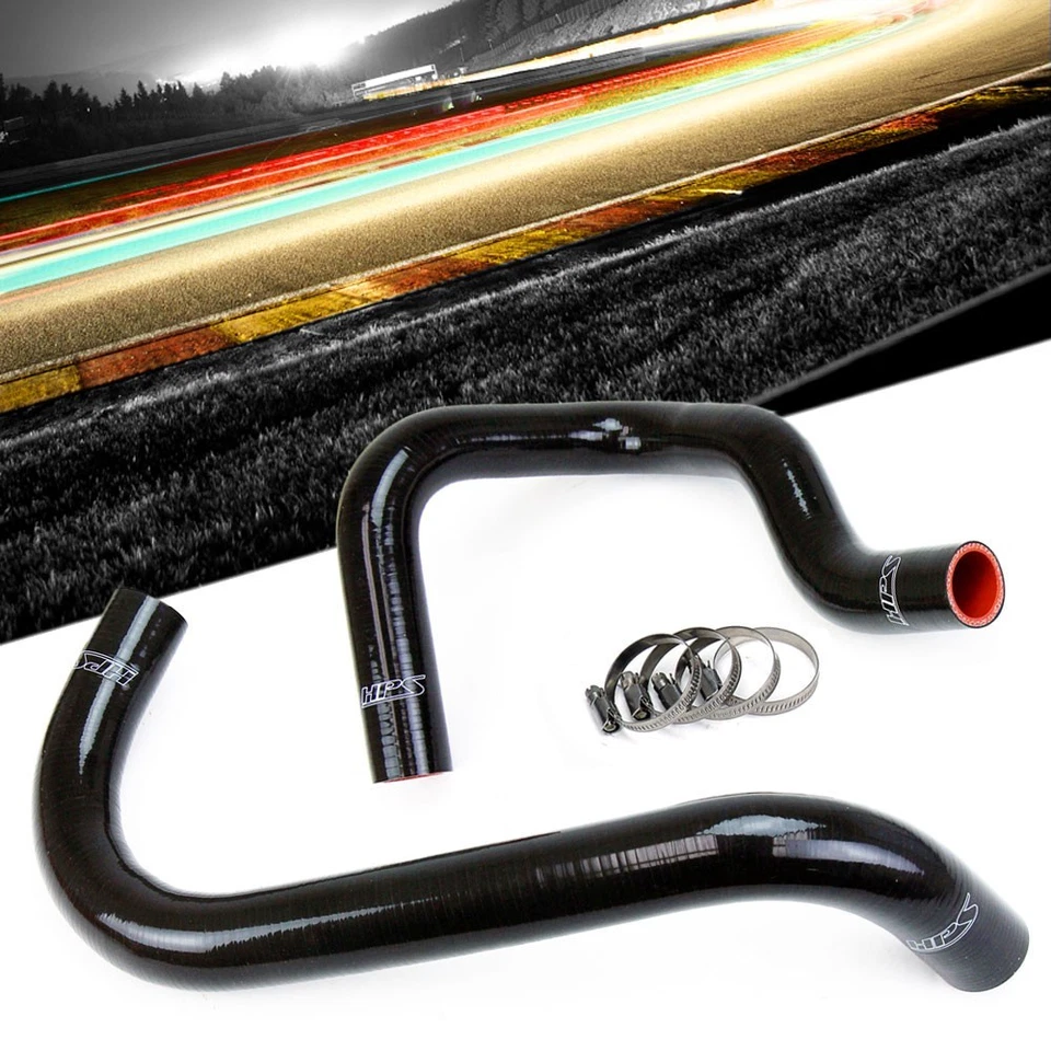 HPS Black Reinforced Silicone Radiator Hose Kit For 95-04 Toyota Tacoma 2.4L - Image 1 of 1