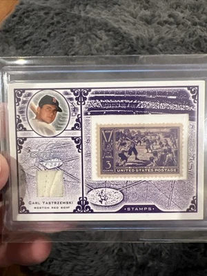 2005 Leaf Century Collection - Stamps Carl Yastrzemski #S-75 39/39 Purple Rare - Image 1 of 4