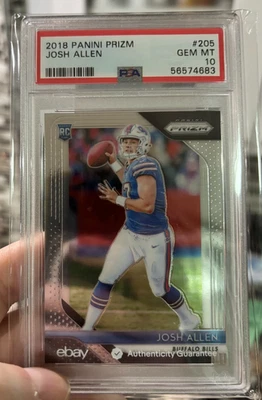 Panini Prizm #205 2018 Josh Allen RC Rookie Gem como nuevo PSA 10 Foto 1 de 2